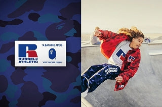 A BATHING APE × RUSSELL ATHLETIC