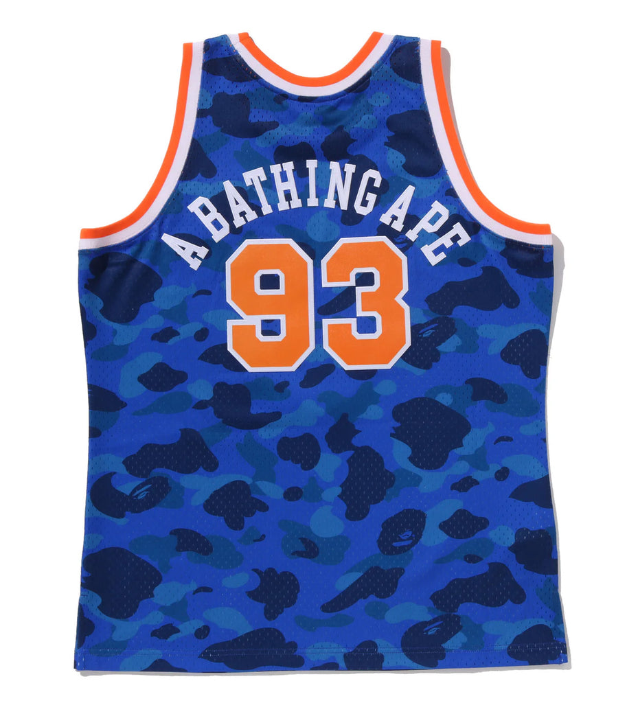 A BATHING APE BAPE x M&N NBA NEW YORK KNICKS SWINGMAN JERSEY