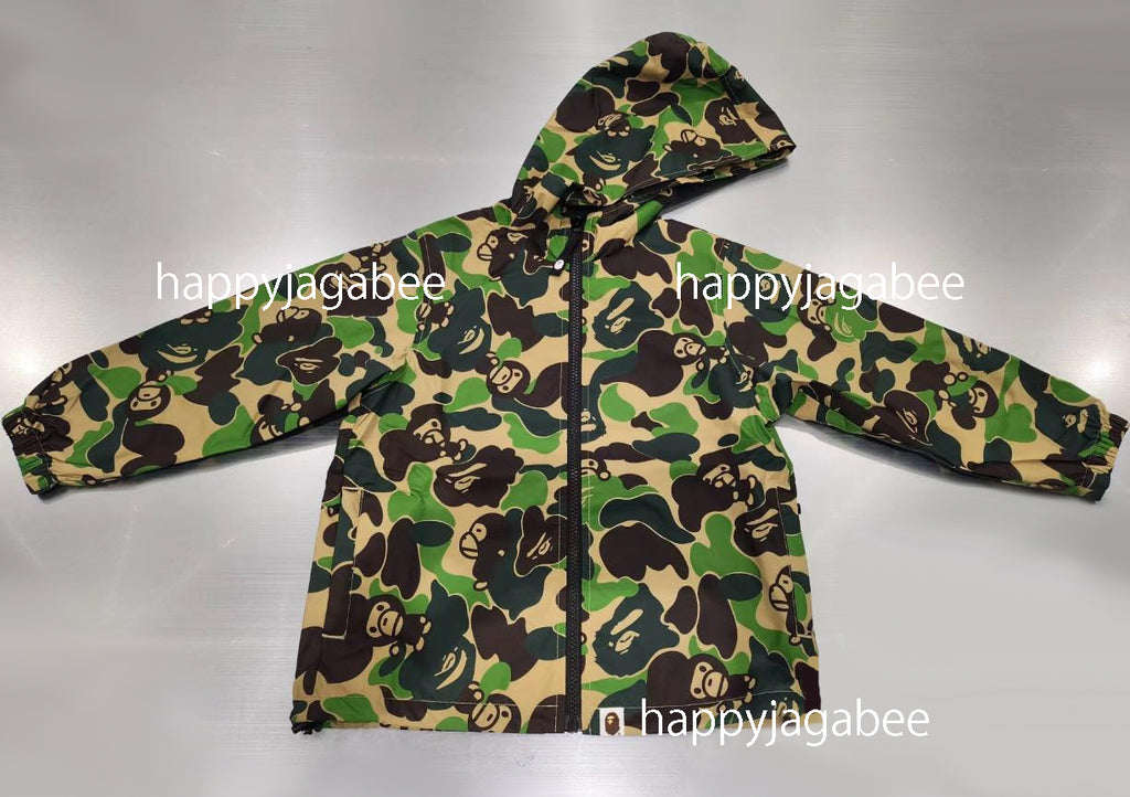 A BATHING APE Baby Milo Multi Camo パーカー A Bathing Ape Baby Milo Full Zip Multi-Camo Hoodie - Size M