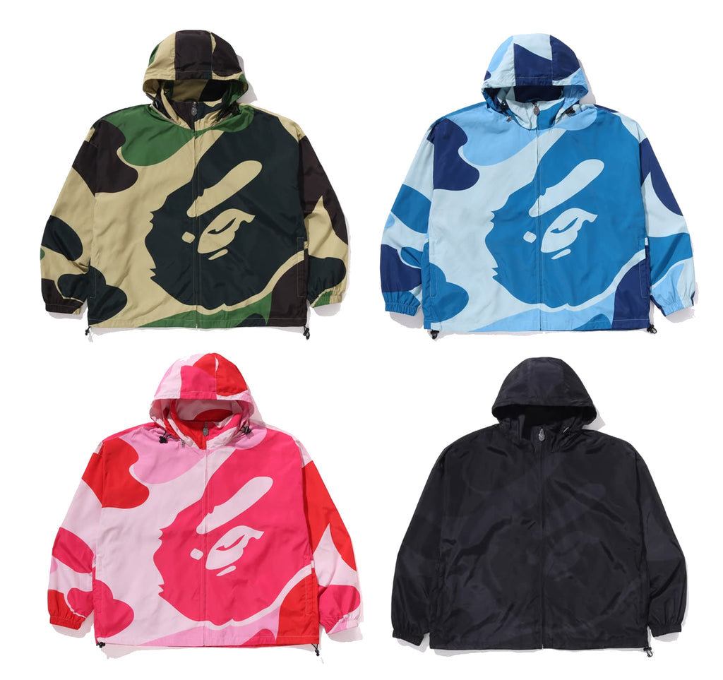 A BATHING APE ABC CAMO NYLON HOODED JACKET – happyjagabee store