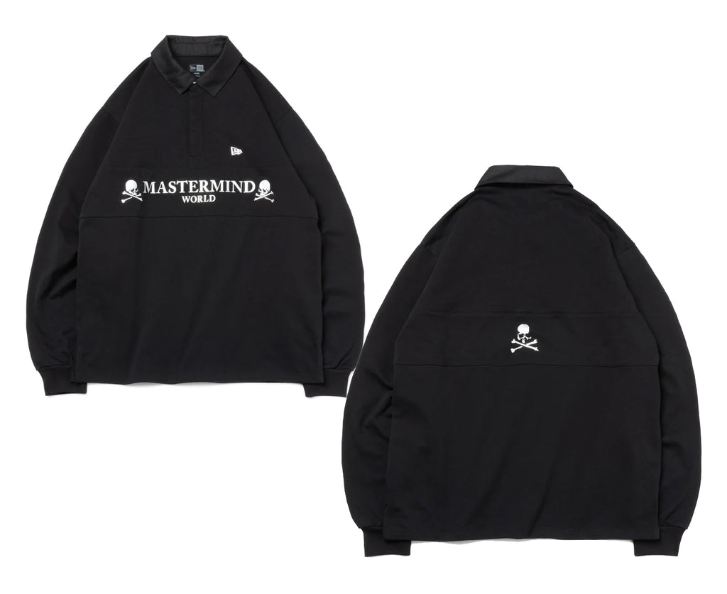 New Era Golf x mastermind WORLD Long Sleeve Rugger Shirt