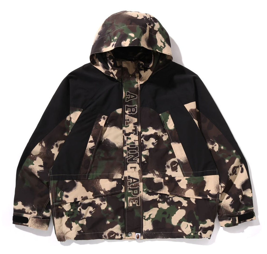 A BATHING APE MAP CAMO SNOWBOARD JACKET – happyjagabee store