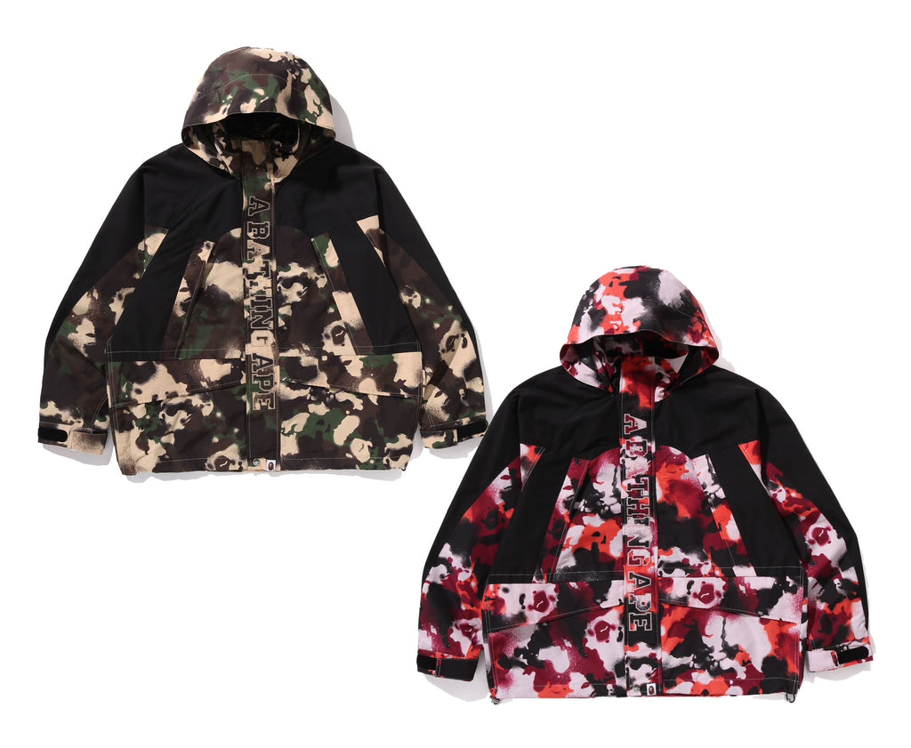 A BATHING APE MAP CAMO SNOWBOARD JACKET – happyjagabee store