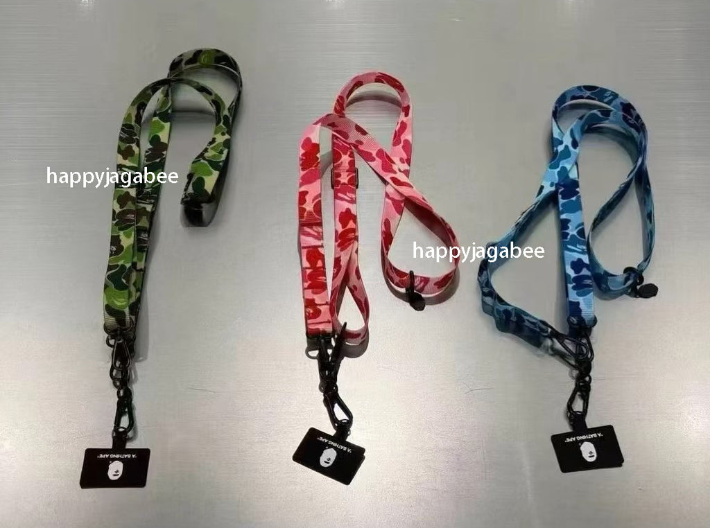 A BATHING APE ABC CAMO SMARTPHONE SHOULDER STRAP MOBILE