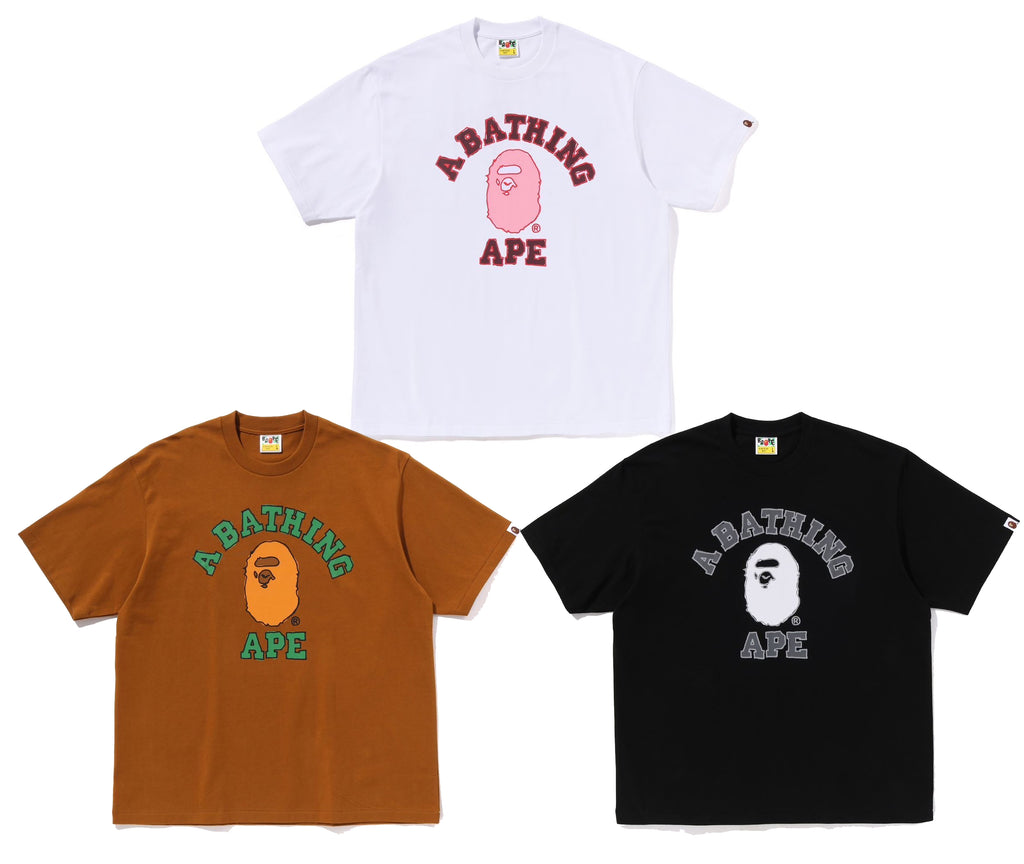 A BATHING APE Tシャツ A BATHING APE Men's NINJA COLLEGE TEE JAPAN LIMITED