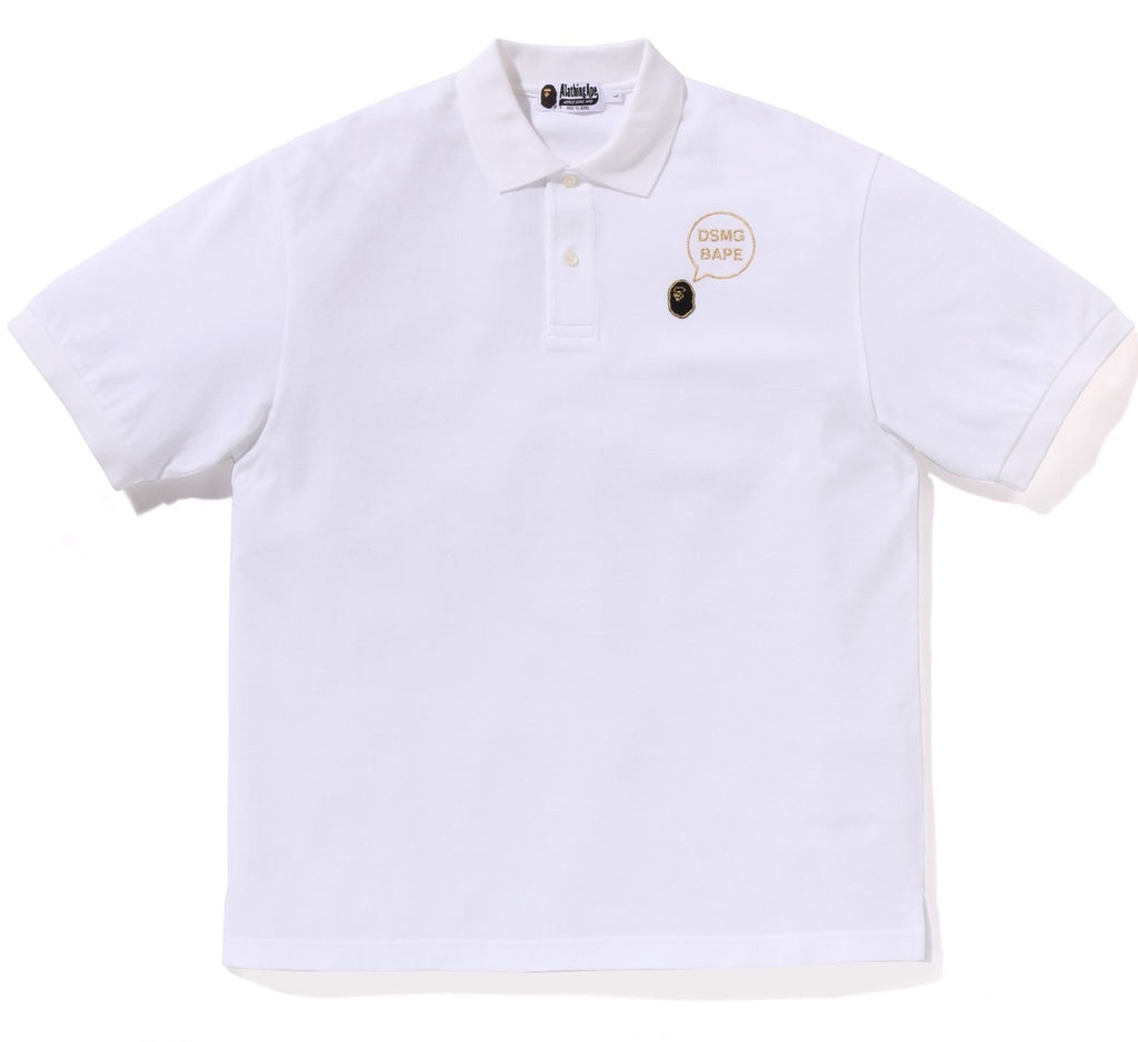 A BATHING APE BAPE x DSMG RELAXED FIT POLO SHIRT