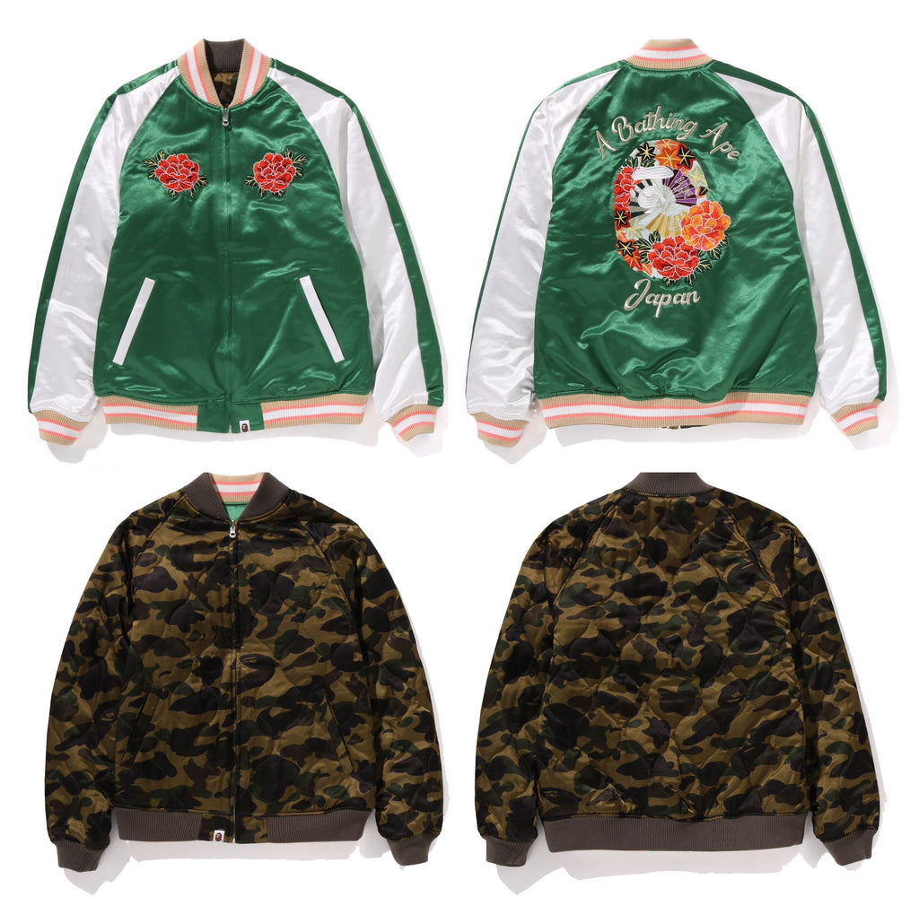 ジャケット・アウター A BATHING APE reversible jacket A BATHING APE ABC CAMO BOA RIPSTOP REVERSIBLE JACKET