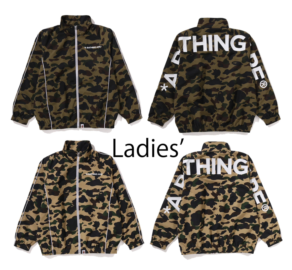 A BATHING APE Ladies' 1ST CAMO TRACK JACKET – happyjagabee store