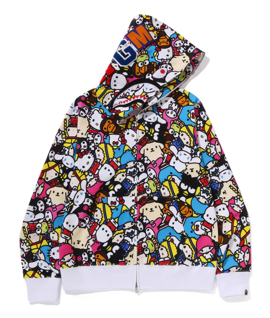 BAPE Kid Full Zip Hoodie SANRIO x BABY MILO Limited collabo