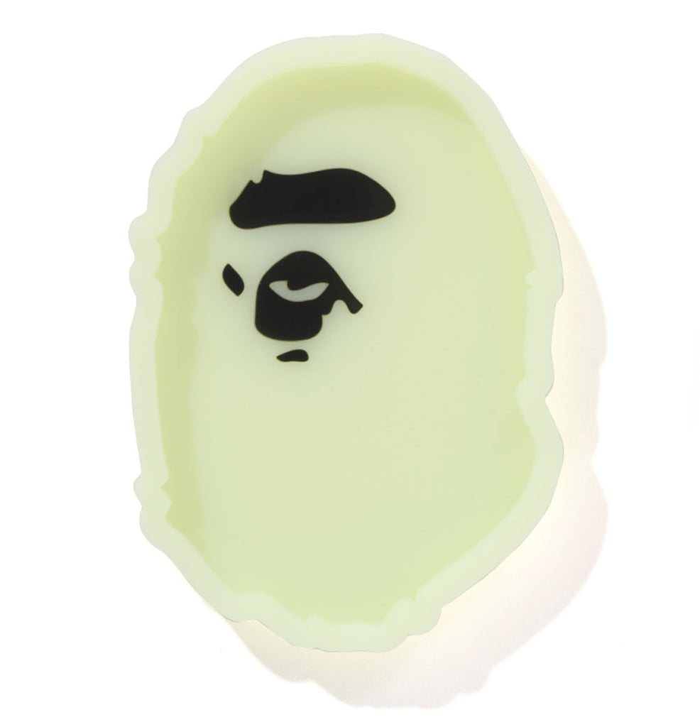 A BATHING APE APE HEAD GLOW IN THE DARK TRAY – happyjagabee store