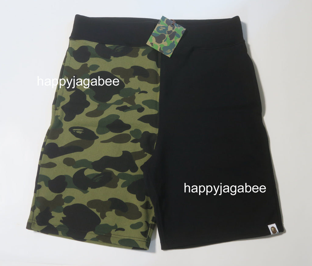 1ST CAMO BACK SHARK SWEAT SHORTS | bape.com