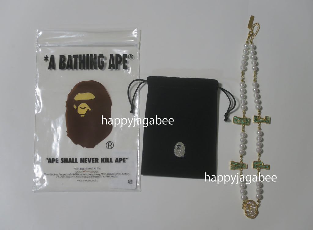A Bathing Ape パールビーズブレスレット BAPE BLACKより本物志向のアクセサリーコレクションが登場