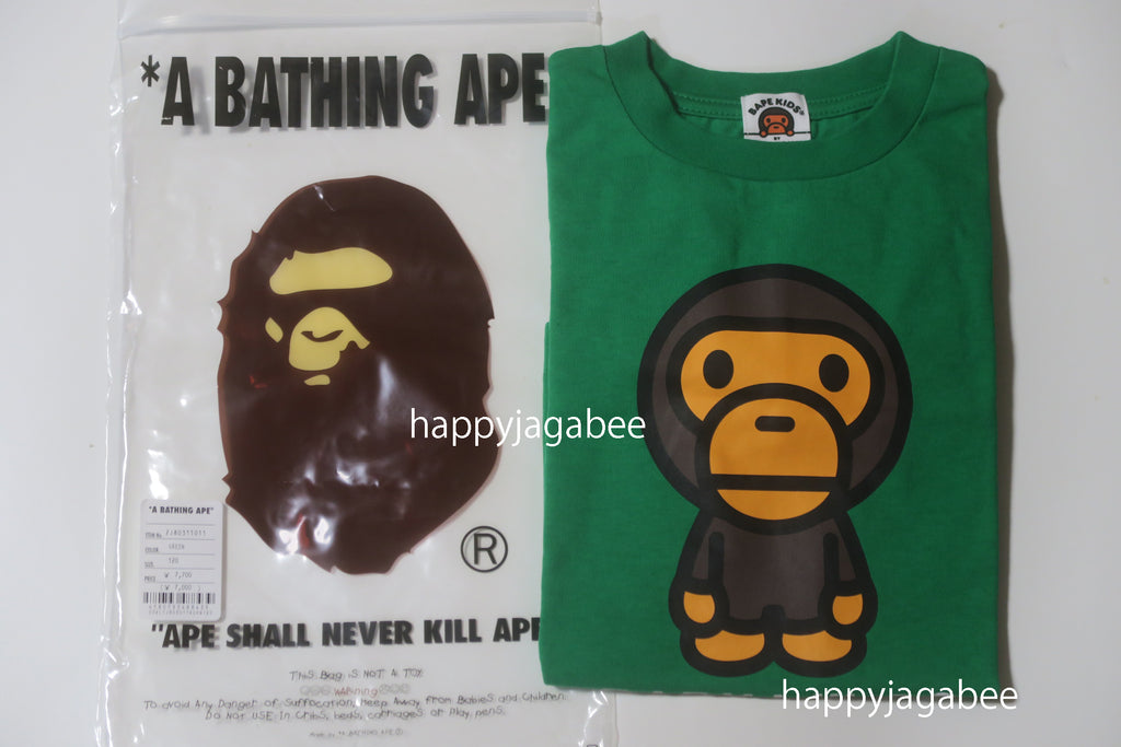 A BATHING APE BAPE KIDS BABY MILO L/S TEE – happyjagabee store