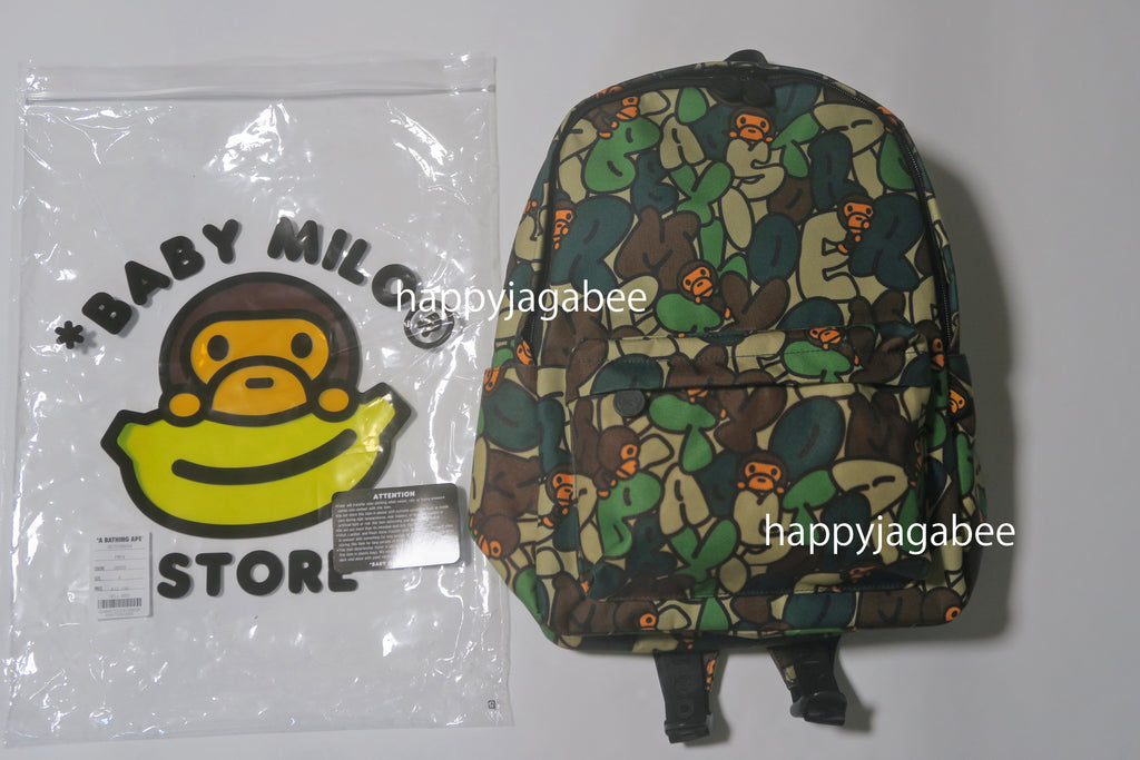 A BATHING APEBABY MILO BACKPACK迷彩リュック　レア BABY MILO®︎ LARGE BACKPACK M # 2025年8月9日(土)発売。 NO