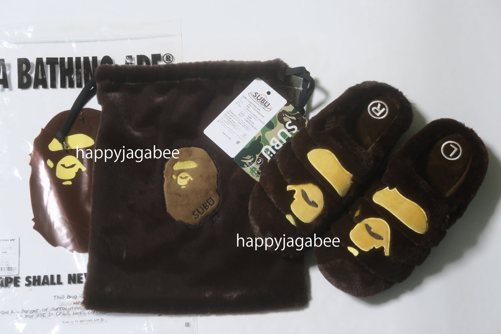 BAPE x SUBU 】APE HEAD PUFFER SANDALS | bape.com