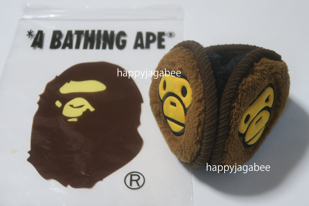 A BATHING APE BAPE KIDS MILO FACE EARMUFFS – happyjagabee store