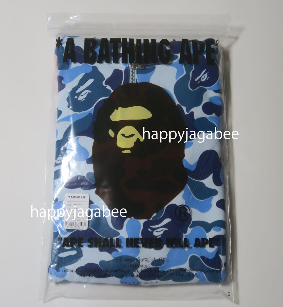 A BATHING APE ABC CAMO SHARK HALF ZIP HOODIE – happyjagabee