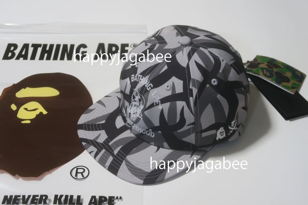 A BATHING APE BAPE x NBHD TRIAL CAMO GENERAL PANEL CAP
