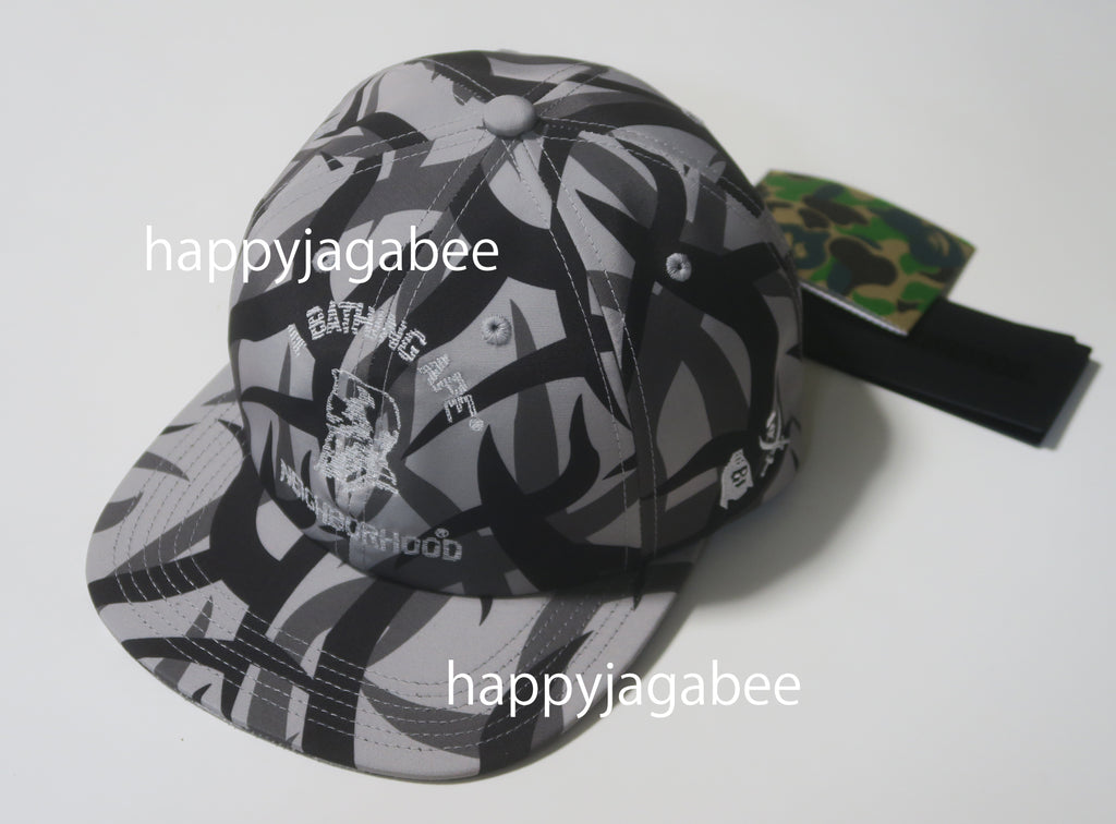 A BATHING APE BAPE x NBHD TRIAL CAMO GENERAL PANEL CAP