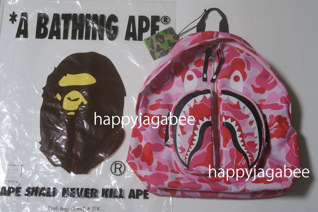 A BATHING APE ABC CAMO SHARK DAYPACK – happyjagabee store