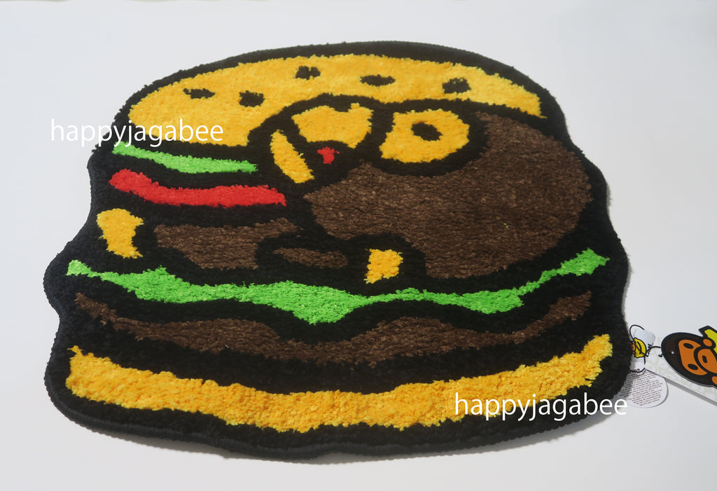 即発送 極少 25SS BAPE BABY MILO HAMBURGER RUG A BATHING APE BABY MILO STORE BABY MILO HAMBURGER RUG