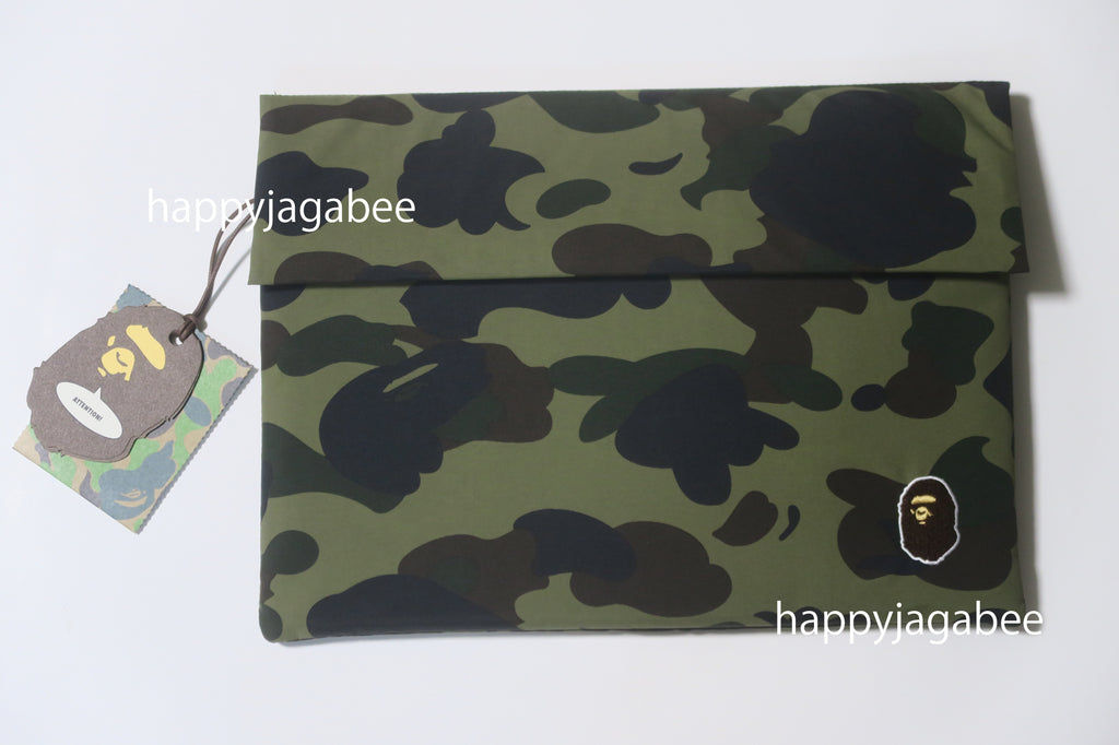 PORTER×APE Wネームコラボ 迷彩柄ナイロン製ノートPCケース PORTER×APE