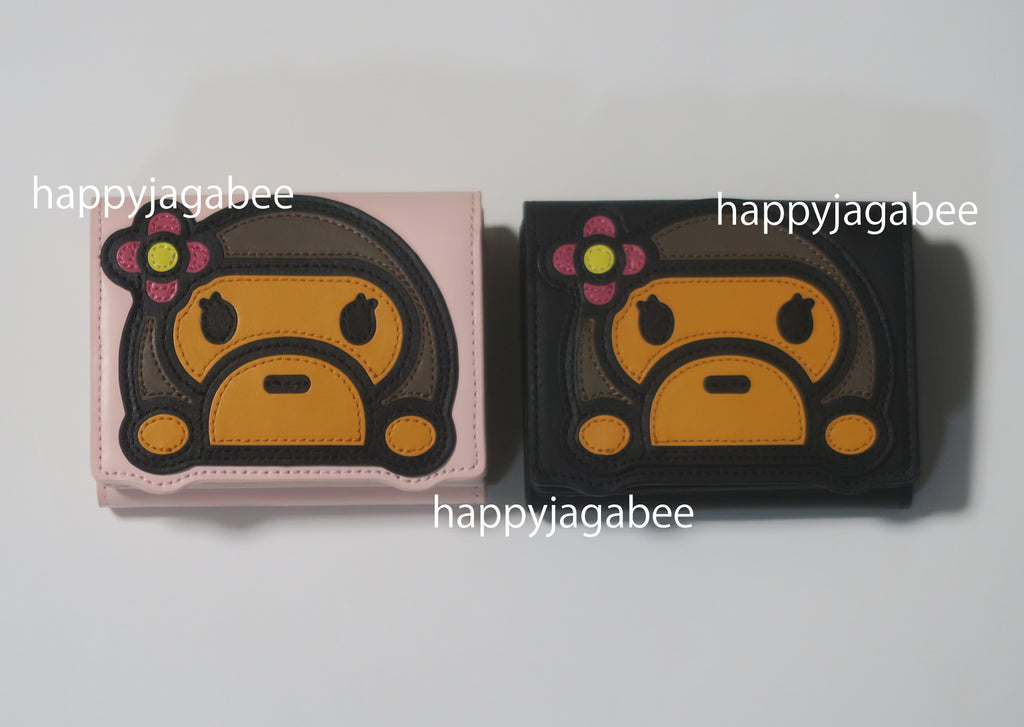 A BATHING APE Ladies' BABY LISA LEATHER WALLET