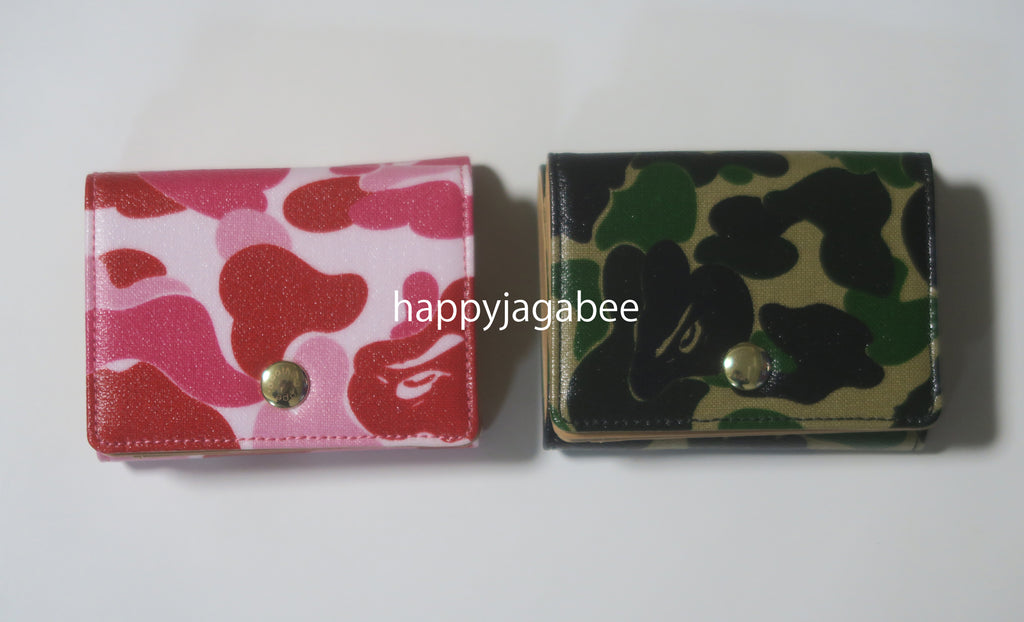 A BATHING APE Ladies' ABC CAMO WALLET – happyjagabee store