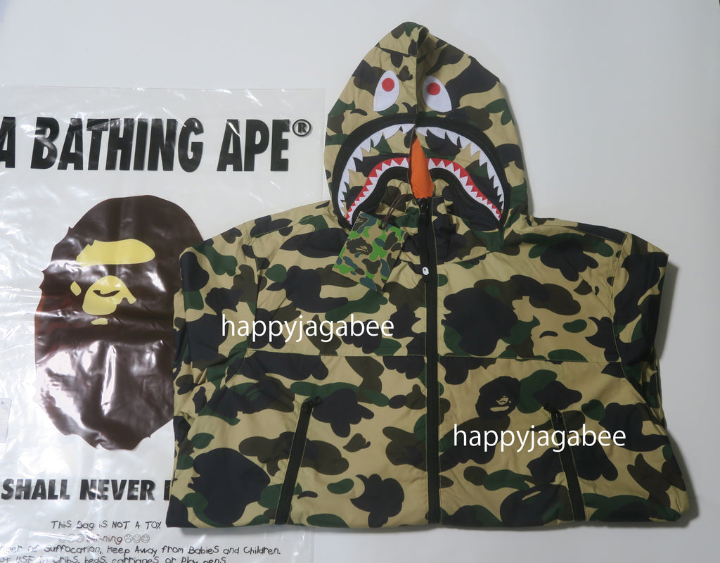 A BATHING APE 1ST CAMO SHARK HOODIE JACKET – happyjagabee store