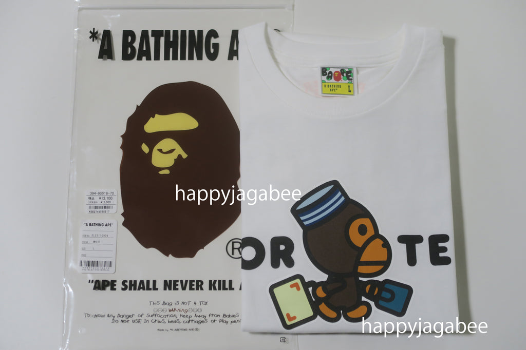 A BATHING APE BAPE x PORTER STAND BABY MILO TEE