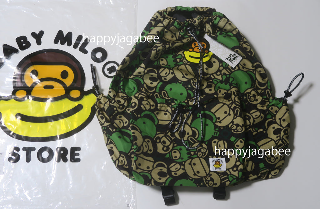 A BATHING APE BABY MILO STORE ALL FRIENDS LARGE BACKPACK
