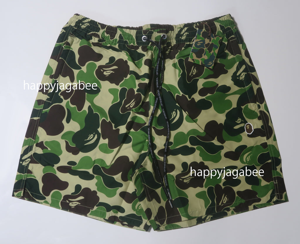 水着 A BATHING APE ABC CAMO ONE POINT RELAXED FIT WATER SHORTS A BATHING APE® Abc Camo One Point Relaxed Fit Water Shorts