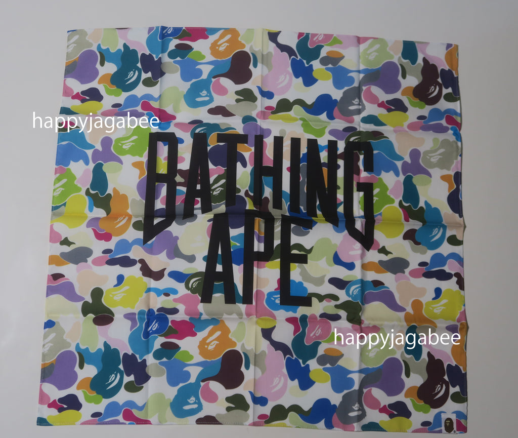 A BATHING APE MULTI CAMO NYC LOGO BANDANA – happyjagabee store