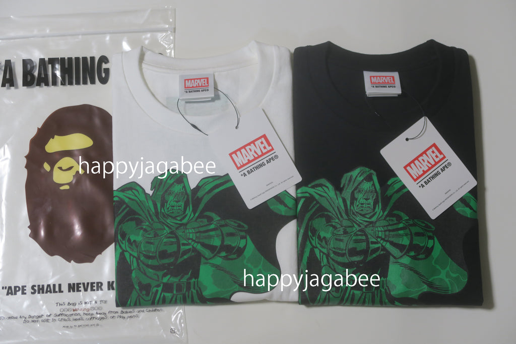 A BATHING APE BAPE x F4 MARVEL THE FANTASTIC 4 DR.DOOM TEE