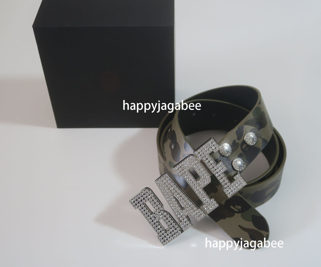Sale! A BATHING APE 1ST CAMO BAPE LEATHER BELT – happyjagabee store Sale! A BATHING APE 1ST CAMO BAPE LEATHER BELT – happyjagabee store