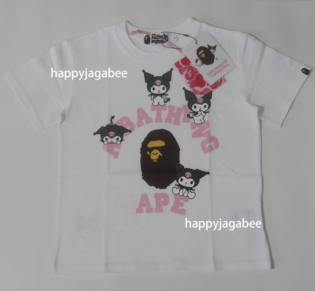 A BATHING APE BAPE x SANRIO CHARACTERS MINI TEE KUROMI