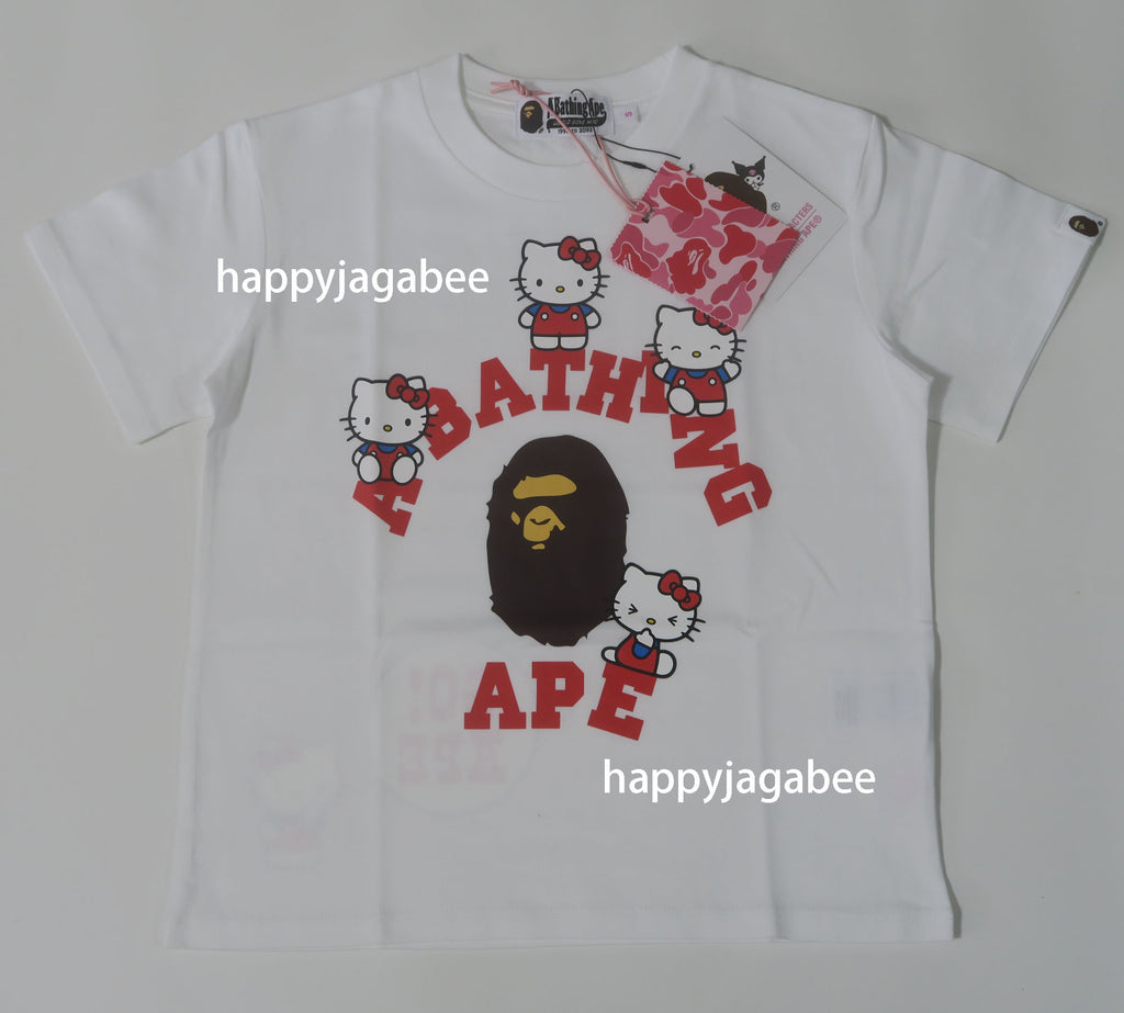 A BATHING APE BAPE x SANRIO CHARACTERS MINI TEE HELLO KITTY