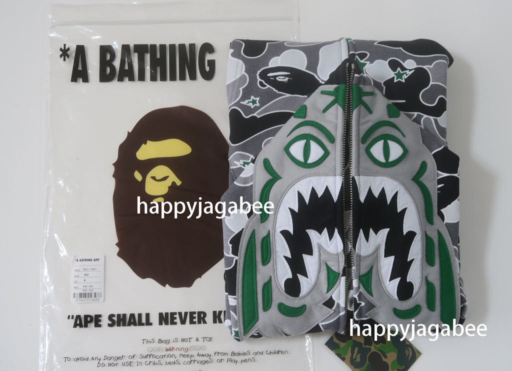 A BATHING APE BAPE x HIDDEN STA CAMO TIGER FULL ZIP HOODIE