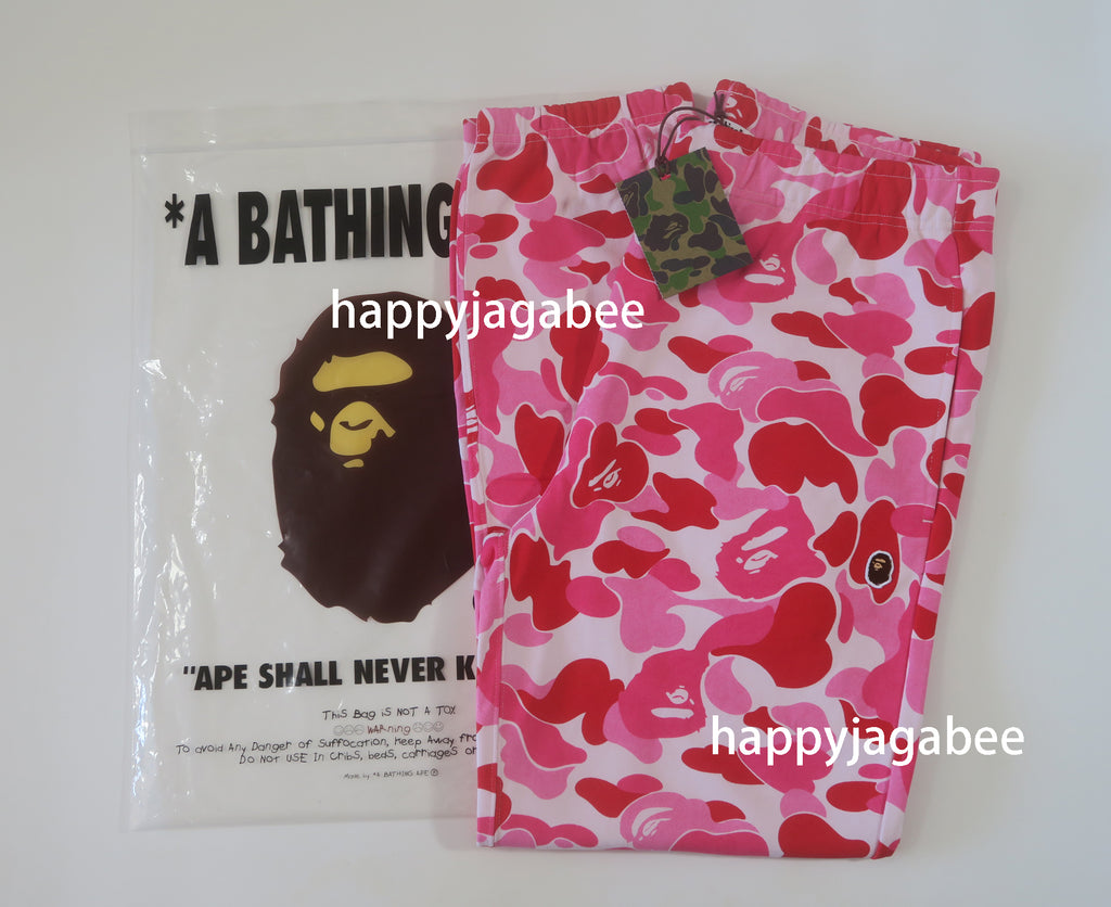 A BATHING APE ABC CAMO APE HEAD ONE POINT SWEAT PANTS
