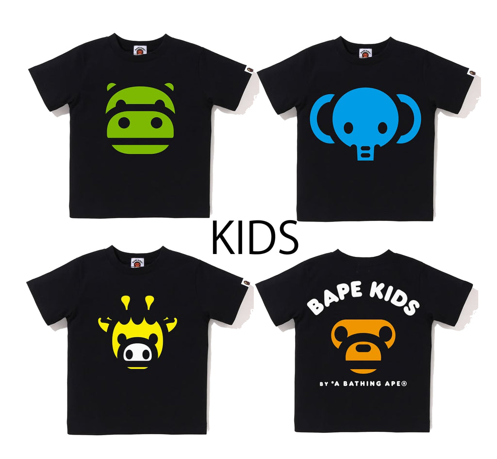 A BATHING APE BAPE KIDS MILOGRAM FRIENDS TEE – happyjagabee store A BATHING APE BAPE KIDS MILOGRAM FRIENDS TEE – happyjagabee store