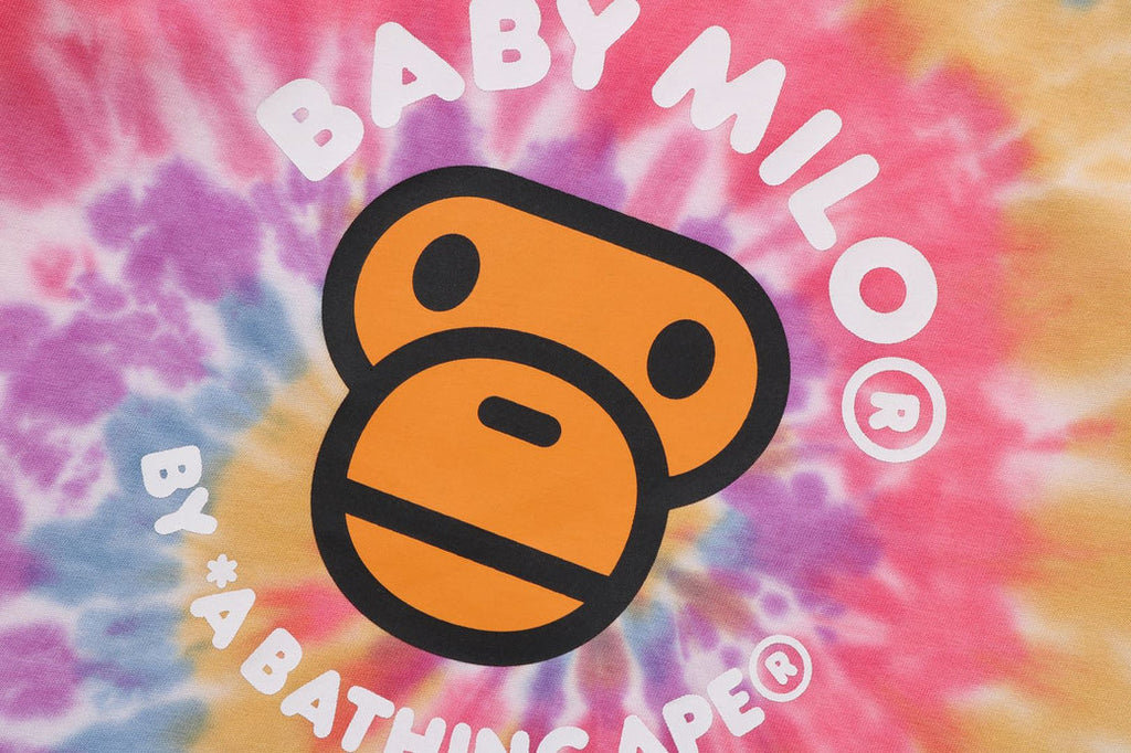 A BATHING APE BAPE KIDS BABY MILO TIE DYE TEE – happyjagabee store