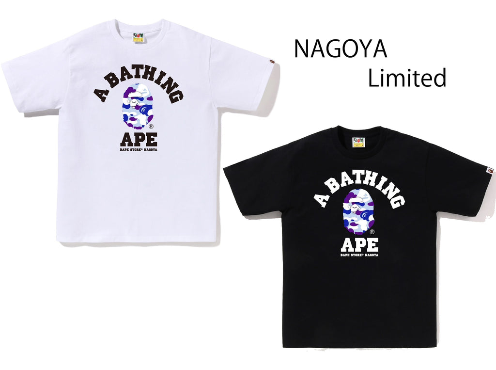 【A BATHING APE】2色展開 BAPE STORE SHIBUYA CAMO COLLEGE TEE 2_3ebe110c-ac92-4310-ad69-