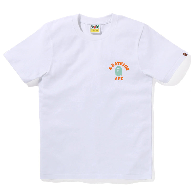 A BATHING APE Ladies' COLLEGE ONE POINT TEE