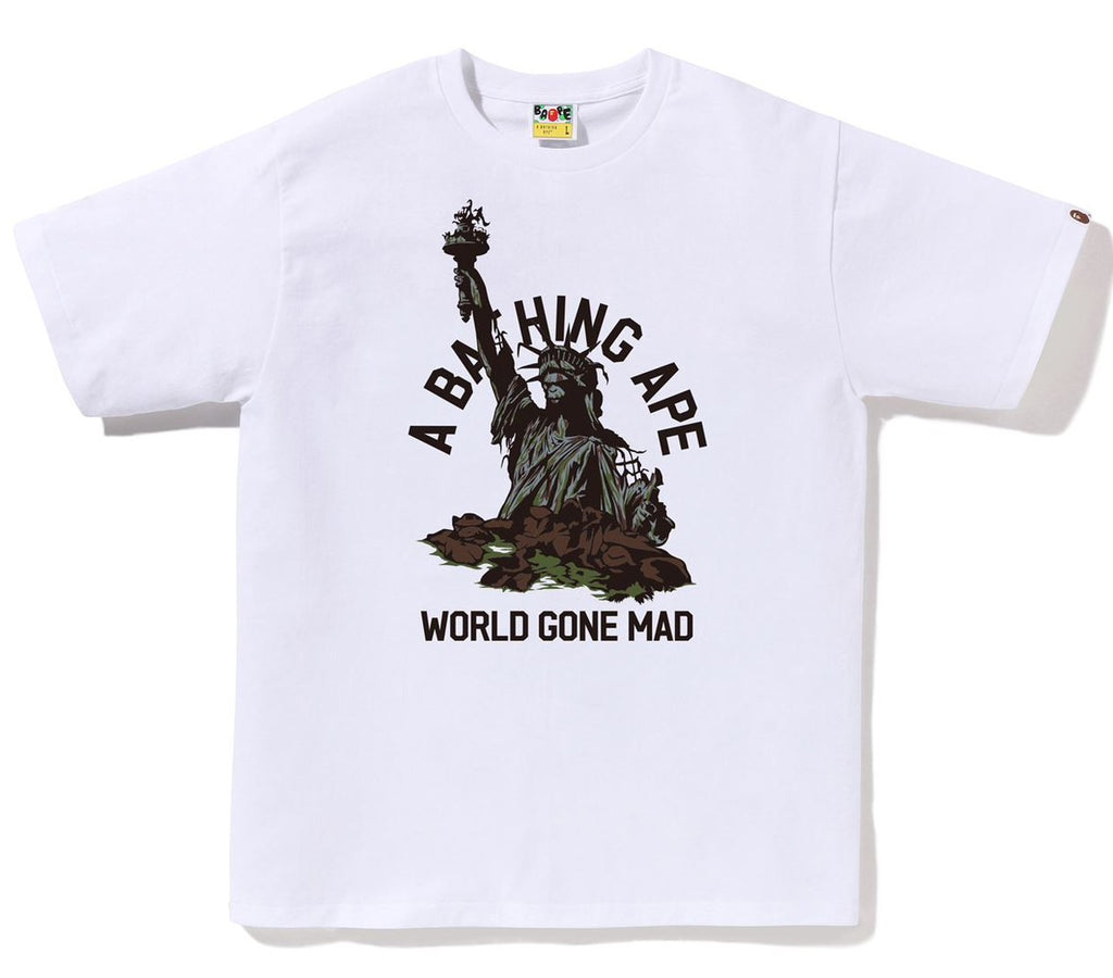 【希少限定品】A BATHING APE Tシャツ A BATHING APE STATUE OF LIBERTY TEE – happyjagabee store