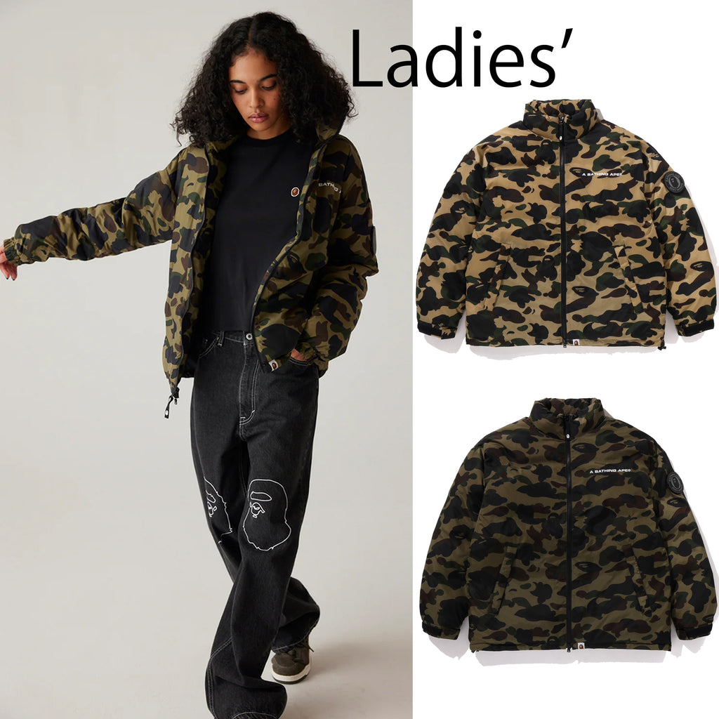 A BATHING APE Ladies' 1ST CAMO DOWN JACKET – happyjagabee store