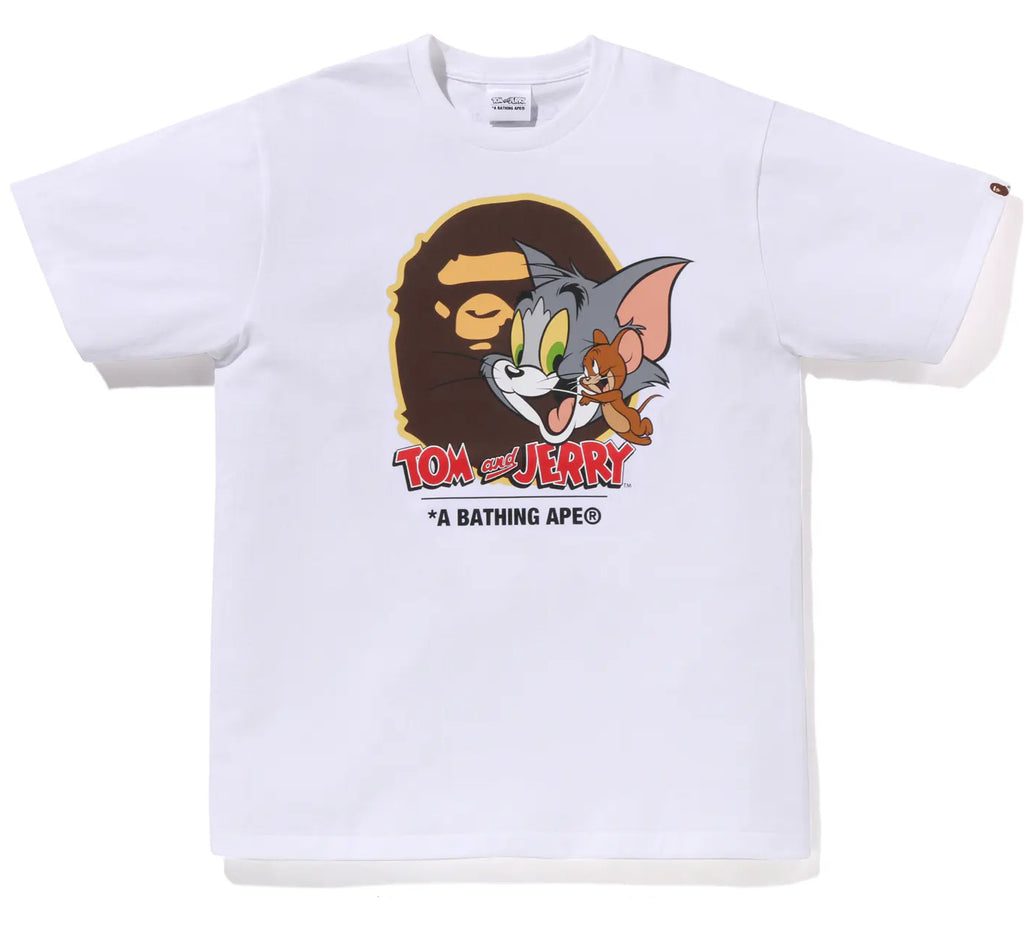 A BATHING APE BAPE x TOM AND JERRY 85TH APE HEAD TEE #1
