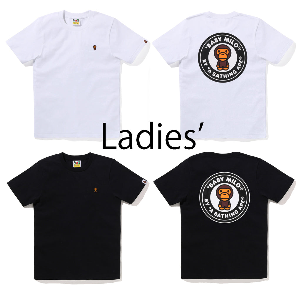 tシャツ BABY MILO ONE POINT TEE レディース A BATHING APE tシャツ BABY MILO ONE POINT TEE レディース