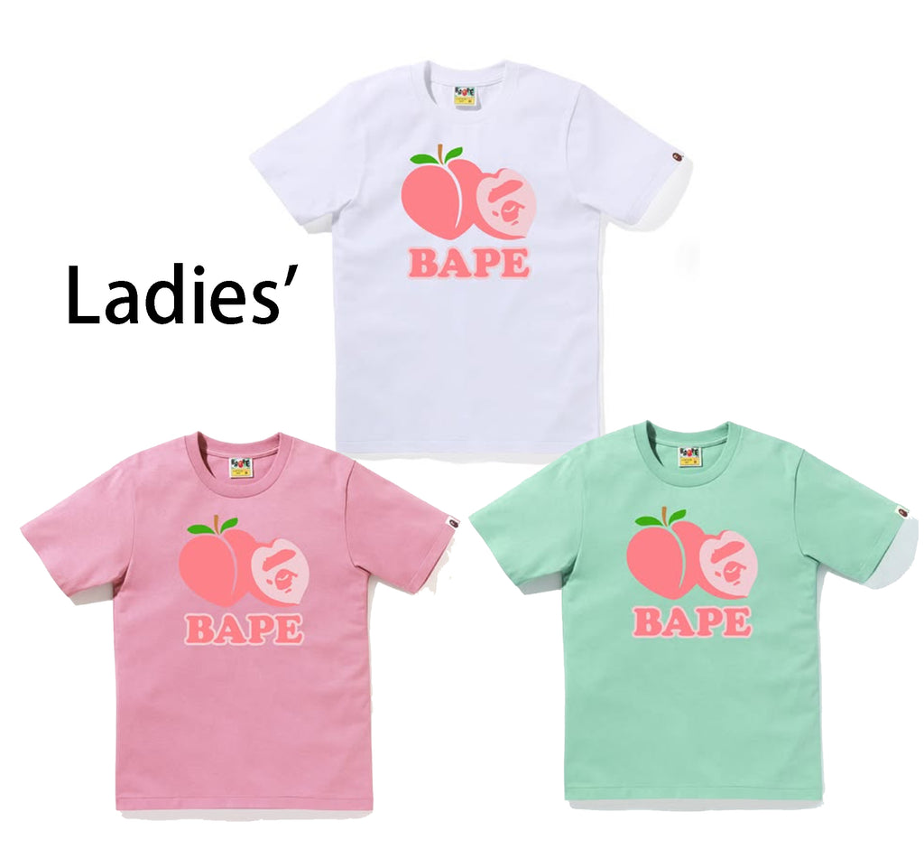 A BATHING APE Ladies' BAPE PEACH TEE – happyjagabee store