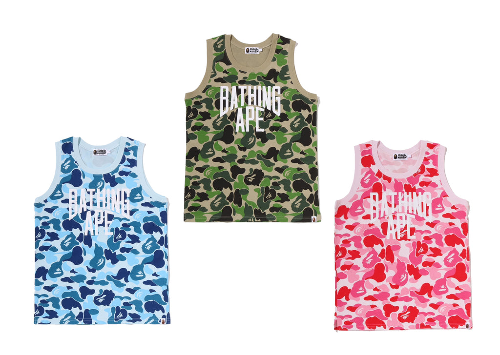 A BATHING APE ABC CAMO TANK TOP – happyjagabee store