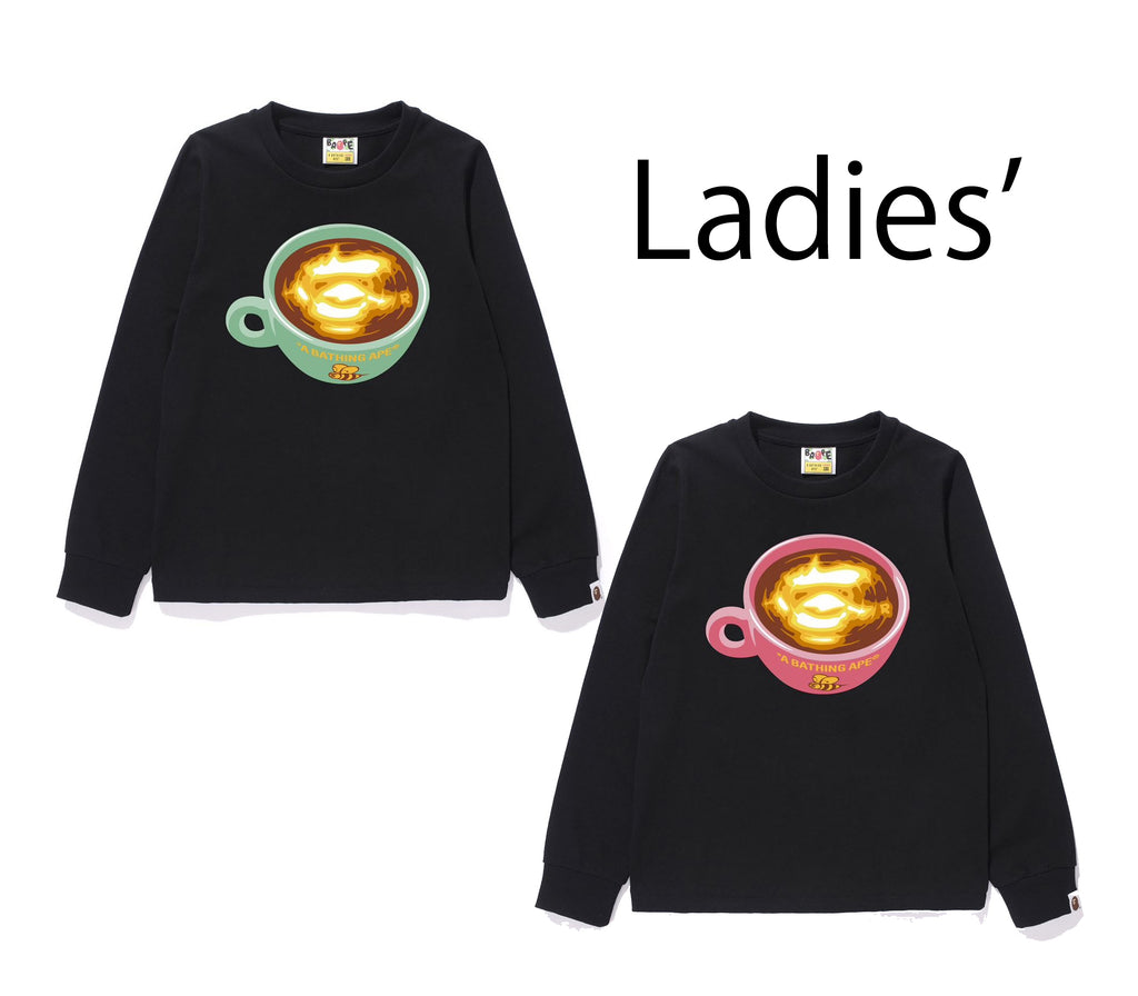 A BATHING APE Ladies' BAPE LATTE L/S TEE – happyjagabee store